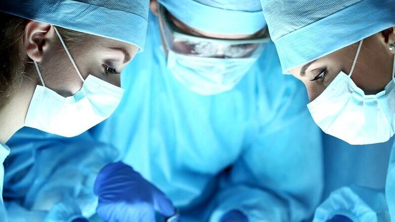 Eine chronische Prostatitis, die durch einen sklerotischen Prozess kompliziert wird, erfordert einen chirurgischen Eingriff